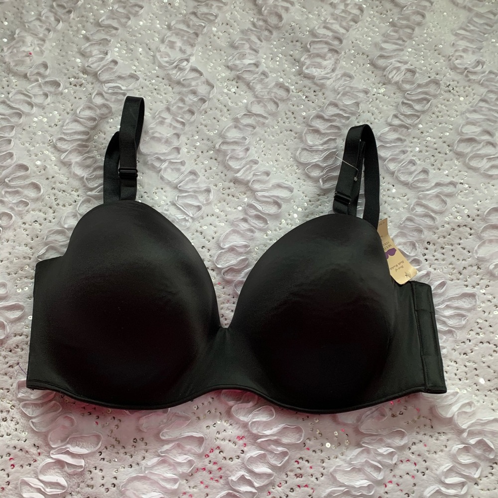 Cacique 38 H black multi way NWT bra